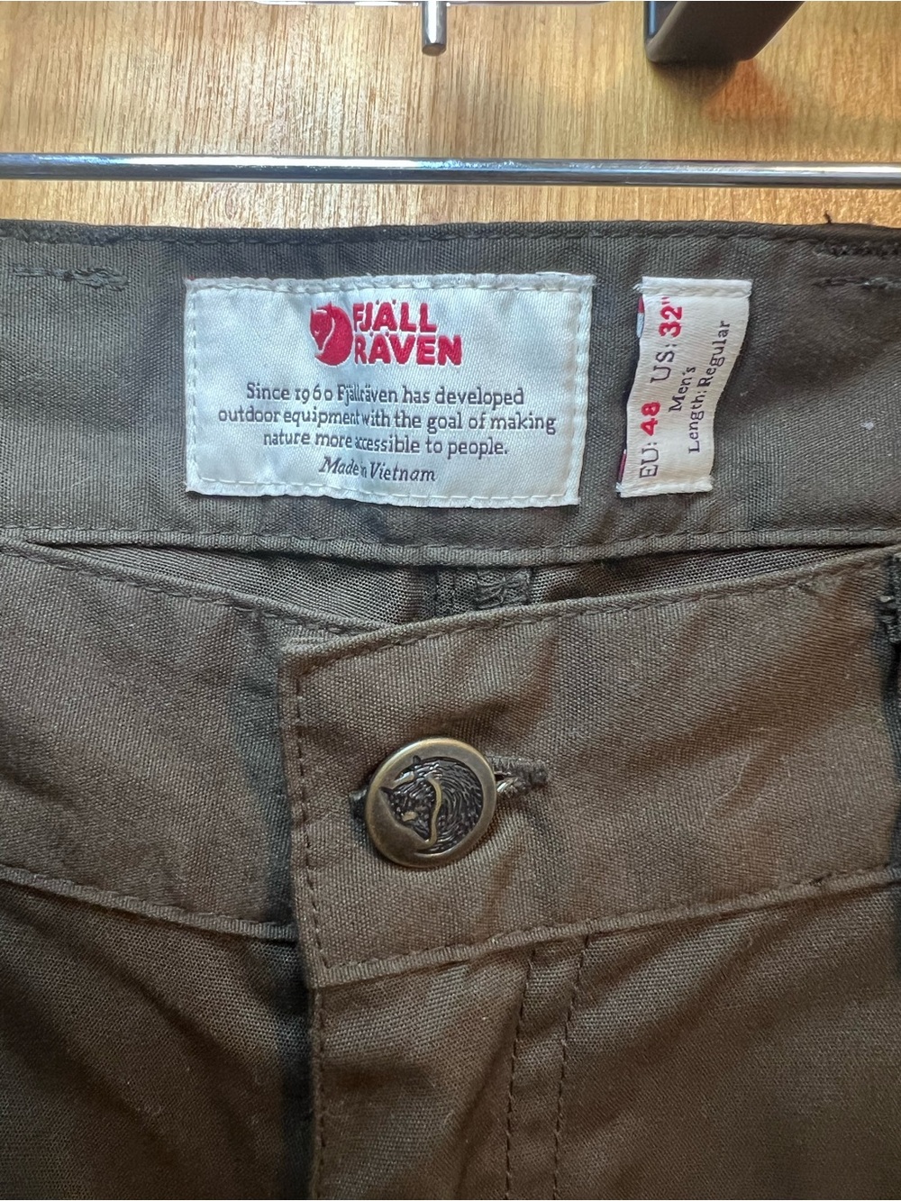 Men's NWT Fjallraven Vidda Pro Trousers Size 32 - Picture 5 of 14